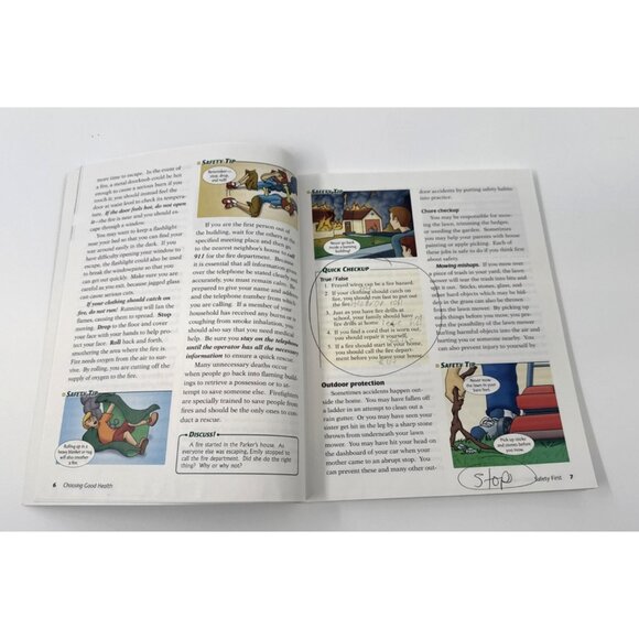 Abeka 6th Grade Choosing Good Health Student Book Quiz Tests & Teacher Keys Lot - Picture 5 of 5